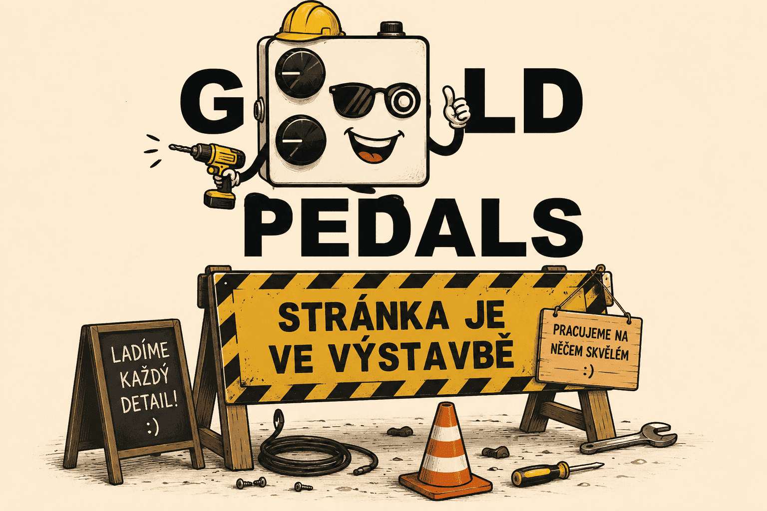 Vývojářský provoz webu Good Old Pedals byl zahájen